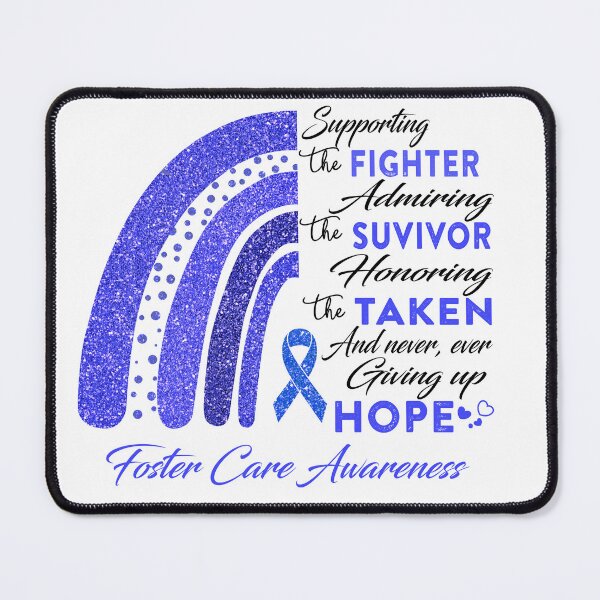 Item preview, Foster Care Warrior Supporting Fighter Awareness designed and sold by Gillosina.