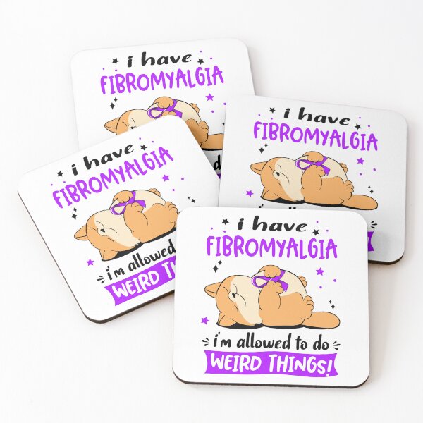 Item preview, Fibromyalgia Awareness Funny I have Fibromyalgia i'm allowed to do Weird Things! designed and sold by JanetShop809.