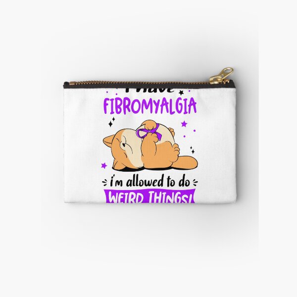 Item preview, Fibromyalgia Awareness Funny I have Fibromyalgia i'm allowed to do Weird Things! designed and sold by JanetShop809.
