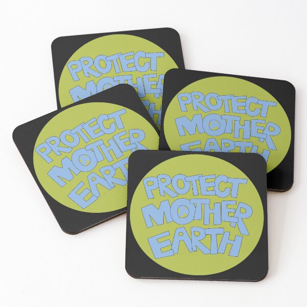 Item preview, Protect Mother Earth Illustrated Text Badge Climate Ambassadors designed and sold by AngelDawnDesign.