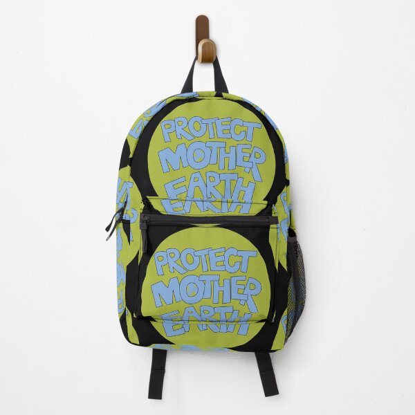 Item preview, Protect Mother Earth Illustrated Text Badge Climate Ambassadors designed and sold by AngelDawnDesign.