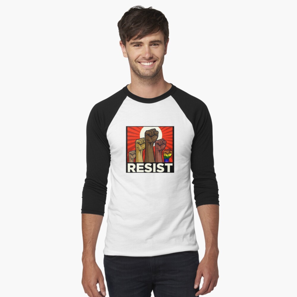 Vista previa del artículo con la obra «Camiseta ¾ estilo béisbol», diseñado y vendido por ezrawalwalian.