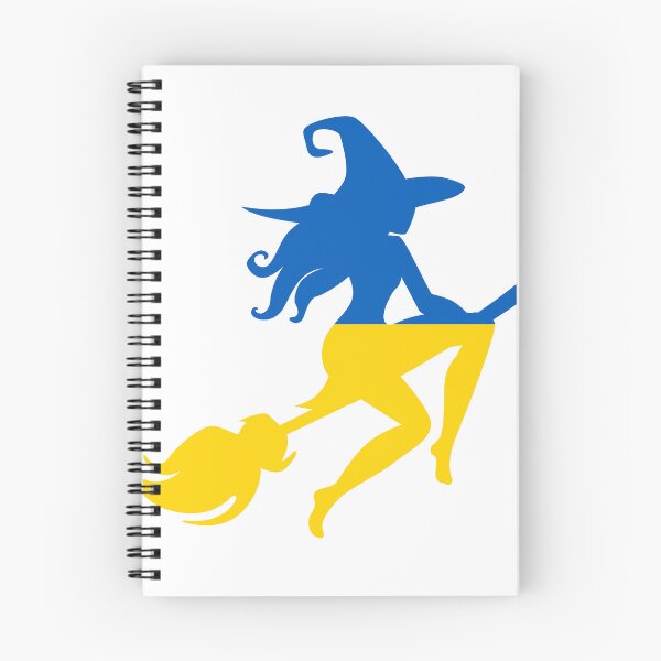 Item preview, Halloween Witch Riding Broom Ukraine Flag Halloween Support ukraine Girls Women  designed and sold by ZANNIX.