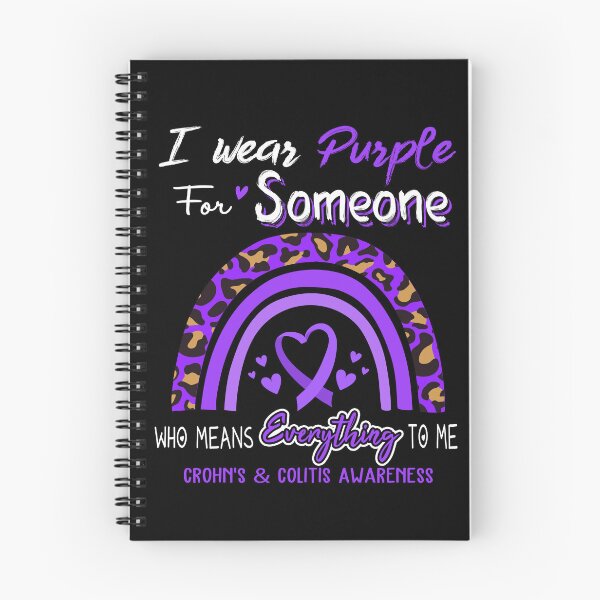 Item preview, Crohn's & Colitis Awareness I Wear Purple for Someone Who Means Everything To Me designed and sold by GennieShop.