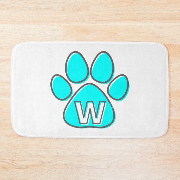 Item preview, Blue Paw Monogram W designed and sold by Coffee Lifestyle.