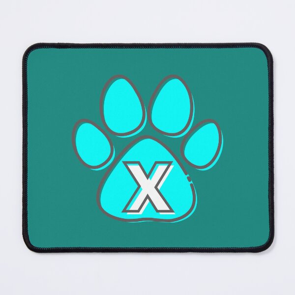 Item preview, Blue Paw Monogram X designed and sold by Coffee Lifestyle.