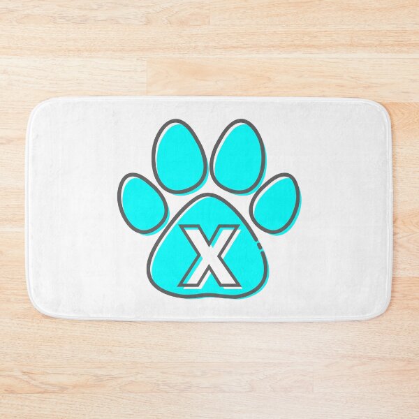 Item preview, Blue Paw Monogram X designed and sold by Coffee Lifestyle.
