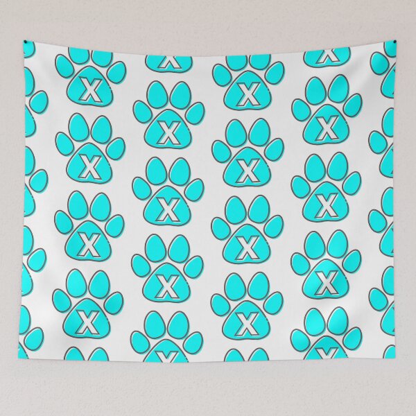 Item preview, Blue Paw Monogram X designed and sold by Coffee Lifestyle.