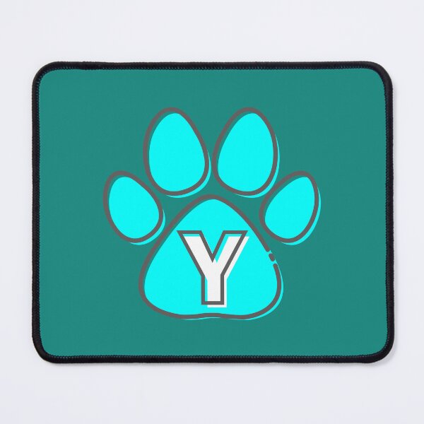 Item preview, Blue Paw Monogram Y designed and sold by Coffee Lifestyle.