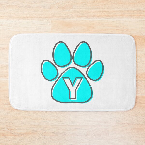 Item preview, Blue Paw Monogram Y designed and sold by Lyssarien.