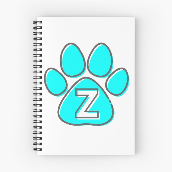 Item preview, Blue Paw Monogram Z designed and sold by Coffee Lifestyle.