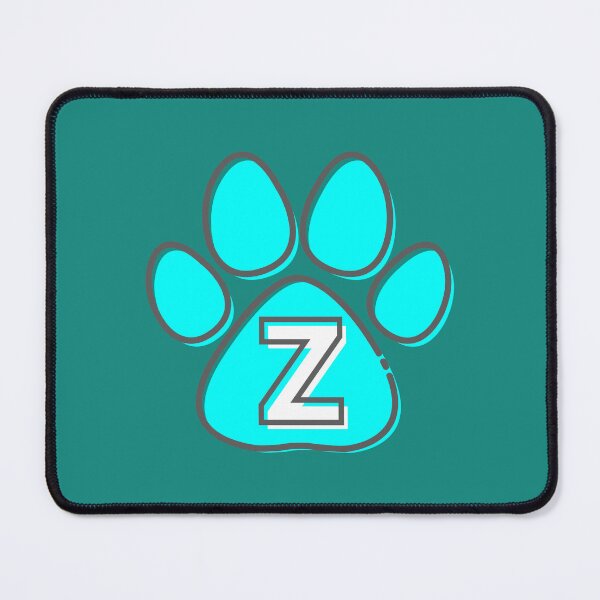 Item preview, Blue Paw Monogram Z designed and sold by Coffee Lifestyle.