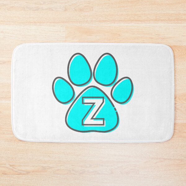 Item preview, Blue Paw Monogram Z designed and sold by Coffee Lifestyle.