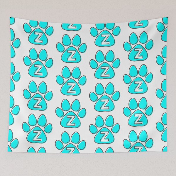 Item preview, Blue Paw Monogram Z designed and sold by Coffee Lifestyle.