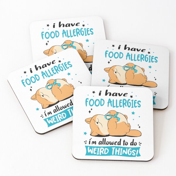 Item preview, Food Allergies Awareness Funny I have Food Allergies i'm allowed to do Weird Things! designed and sold by JanetShop809.