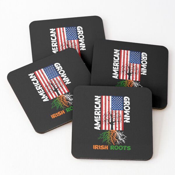 Item preview, American Grown Irish Roots, Proud To Be Irish designed and sold by SportyDogShop.