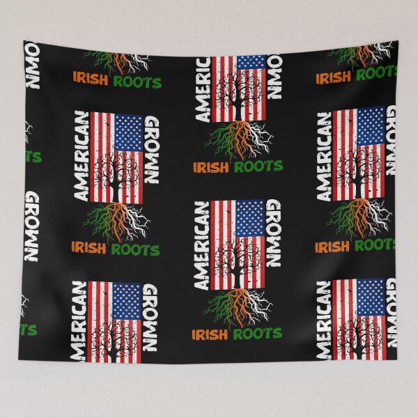 Item preview, American Grown Irish Roots, Proud To Be Irish designed and sold by SportyDogShop.