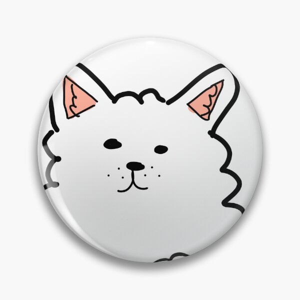 Item preview, poorly drawn samoyed designed and sold by miseryfactories.