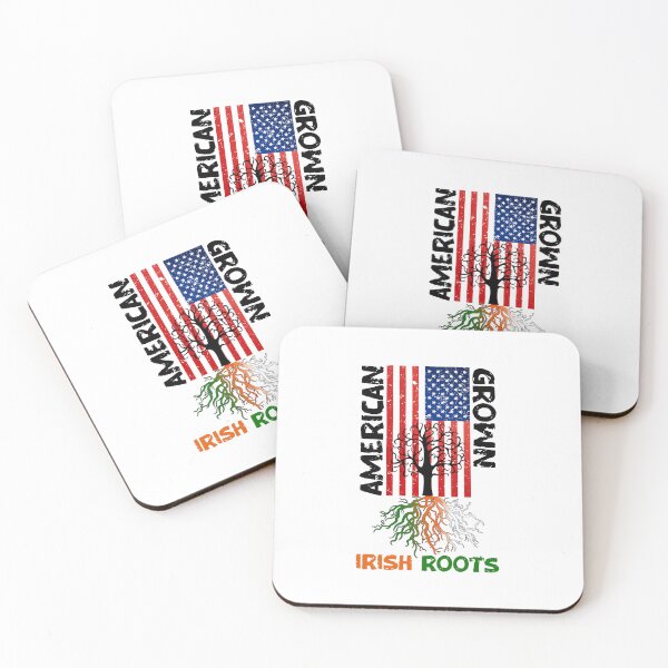 Item preview, American Grown Irish Roots, Proud To Be Irish designed and sold by SportyDogShop.