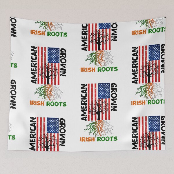Item preview, American Grown Irish Roots, Proud To Be Irish designed and sold by SportyDogShop.