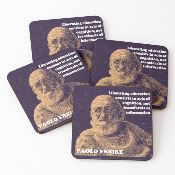 Item preview, Paolo Freire Pedagogy of the Oppressed Quote on Liberating Education  designed and sold by Tony Cisse.