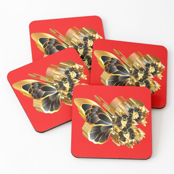Item preview, Gold And Black Butterfly designed and sold by Yahzhani.
