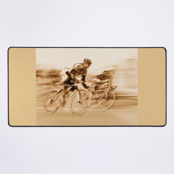 Item preview, Two Cyclists Battling for the Lead - Sepia Tones designed and sold by Buckwhite.