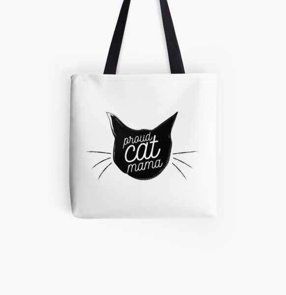 Proud Cat Mama All Over Print Tote Bag