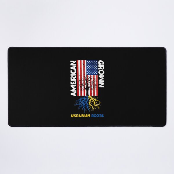 Item preview, American Grown Ukrainian Roots, Proud To Be Ukrainian designed and sold by SportyDogShop.