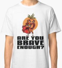 The Angry Carrot Brave Enough / Foodietoon Classic T-Shirt