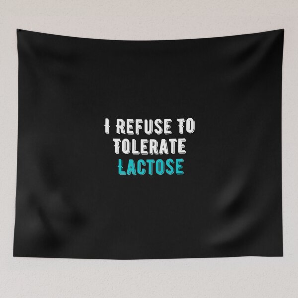 Item preview, I Refuse To Tolerate Lactose - funny milk Yogurt designed and sold by medbouk1.