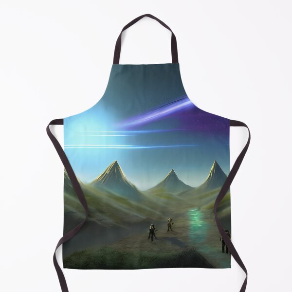 Item preview, UFO watching a group of travelers designed and sold by Jaraz.