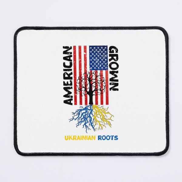 Item preview, American Grown Ukrainian Roots, Proud To Be Ukrainian designed and sold by SportyDogShop.