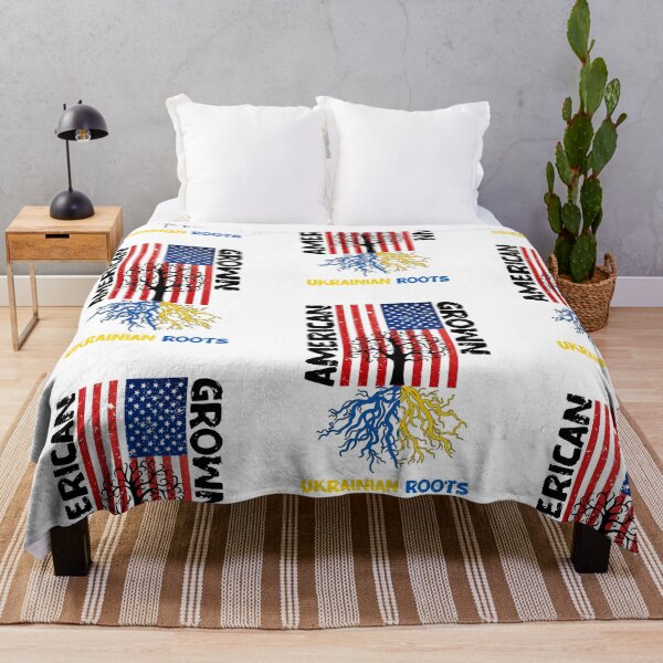 Item preview, American Grown Ukrainian Roots, Proud To Be Ukrainian designed and sold by SportyDogShop.