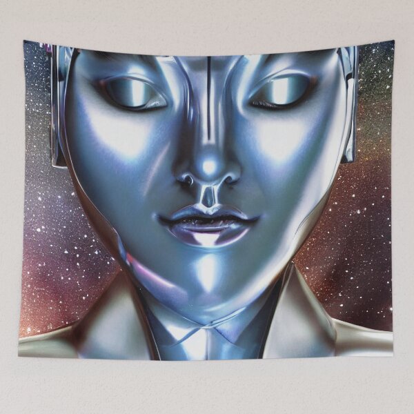 Item preview, A robot with closed eyes designed and sold by Girih.