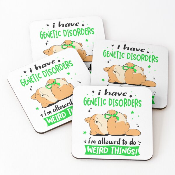 Item preview, Genetic Disorders Awareness Funny I have Genetic Disorders i'm allowed to do Weird Things! designed and sold by JanetShop809.