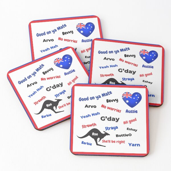 Item preview, Australian Aussie Words Expressions Slang Humor designed and sold by Down Downunder.