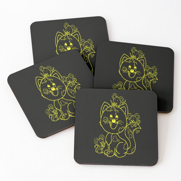 Item preview, Funny Cat Yellow designed and sold by NewTopDesign.
