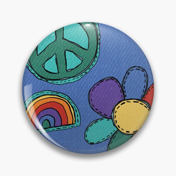 Item preview, Jeans pocket with multicolored patchs designed and sold by courbebleue.