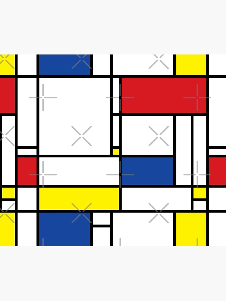 Mondrian Minimalist De Stijl Modern Art by fatfatin