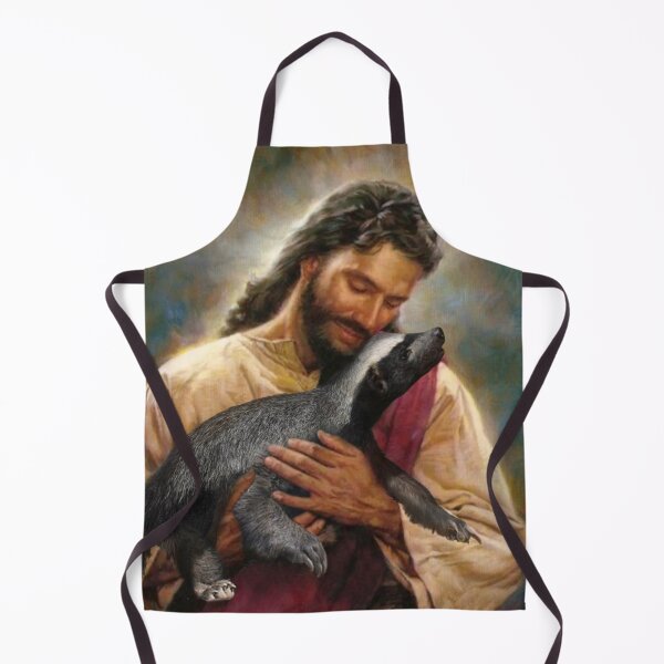 Item preview, Jesus Holding Honey Badger designed and sold by Anonymousbtb.