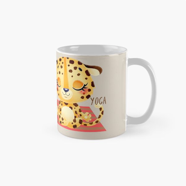 Item preview, Baby Leopard Easy Pose Cat Yoga for the baby wild animal lovers and yoga lovers you know designed and sold by tranquilbeach.