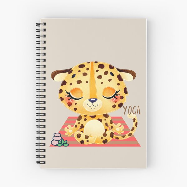Item preview, Baby Leopard Easy Pose Cat Yoga for the baby wild animal lovers and yoga lovers you know designed and sold by tranquilbeach.
