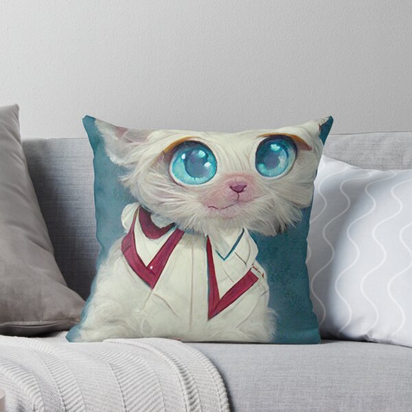 Item preview, Cute Kitten  Cat - Blue Eyed sweetie designed and sold by MyArtonStuff.