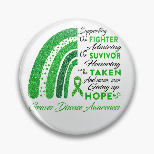 Item preview, Graves Disease Warrior Supporting Fighter  Awareness designed and sold by Gillosina.
