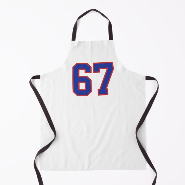 Item preview, Number 67 blue red sports jersey sixty seven designed and sold by LoveIsColorful.