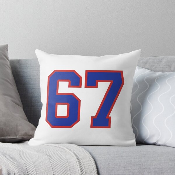 Item preview, Number 67 blue red sports jersey sixty seven designed and sold by LoveIsColorful.