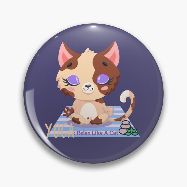 Item preview, Yoga: Relax Like A Cat Yoga Design for the cat and yoga lovers you know designed and sold by tranquilbeach.