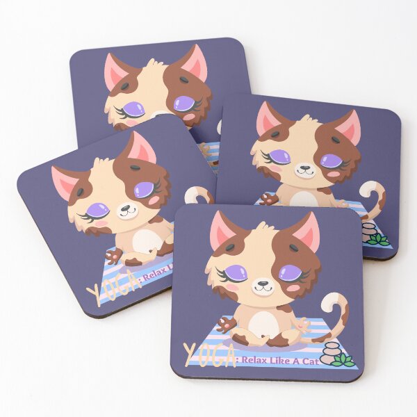 Item preview, Yoga: Relax Like A Cat Yoga Design for the cat and yoga lovers you know designed and sold by tranquilbeach.