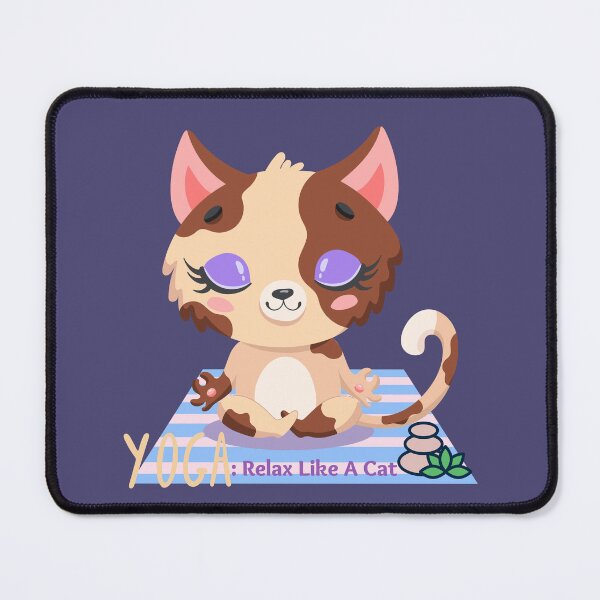 Item preview, Yoga: Relax Like A Cat Yoga Design for the cat and yoga lovers you know designed and sold by tranquilbeach.